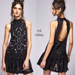 NWT! Free People S Cutwork Embroidered Bali Dress